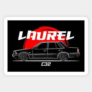 JDM Classic C32 Laurel Racing Magnet